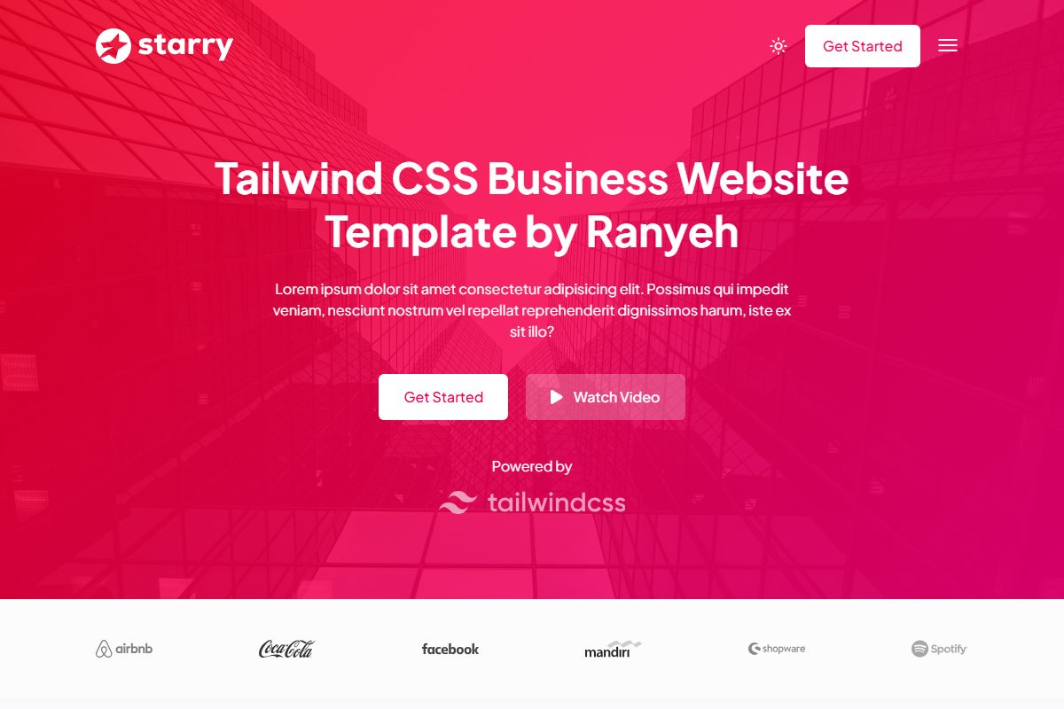 Tailwind Css Business Website