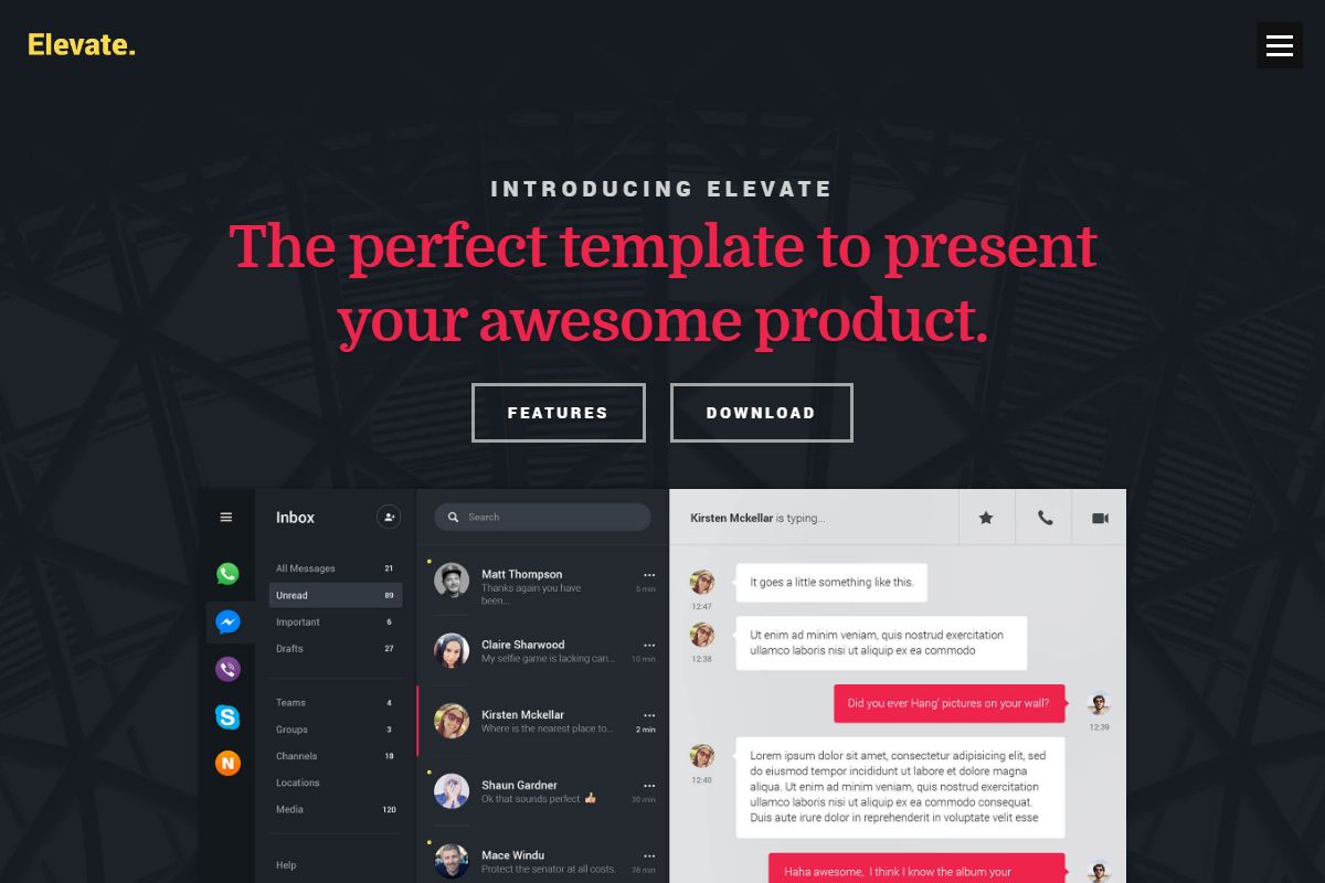 The Perfect Template To Present Your Awesome Product