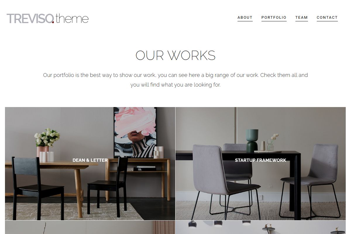Treviso Clean Elegant Onepage
