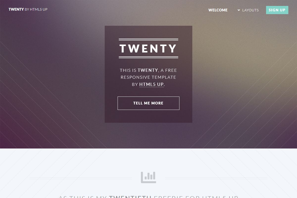 Twenty By Html5 Up