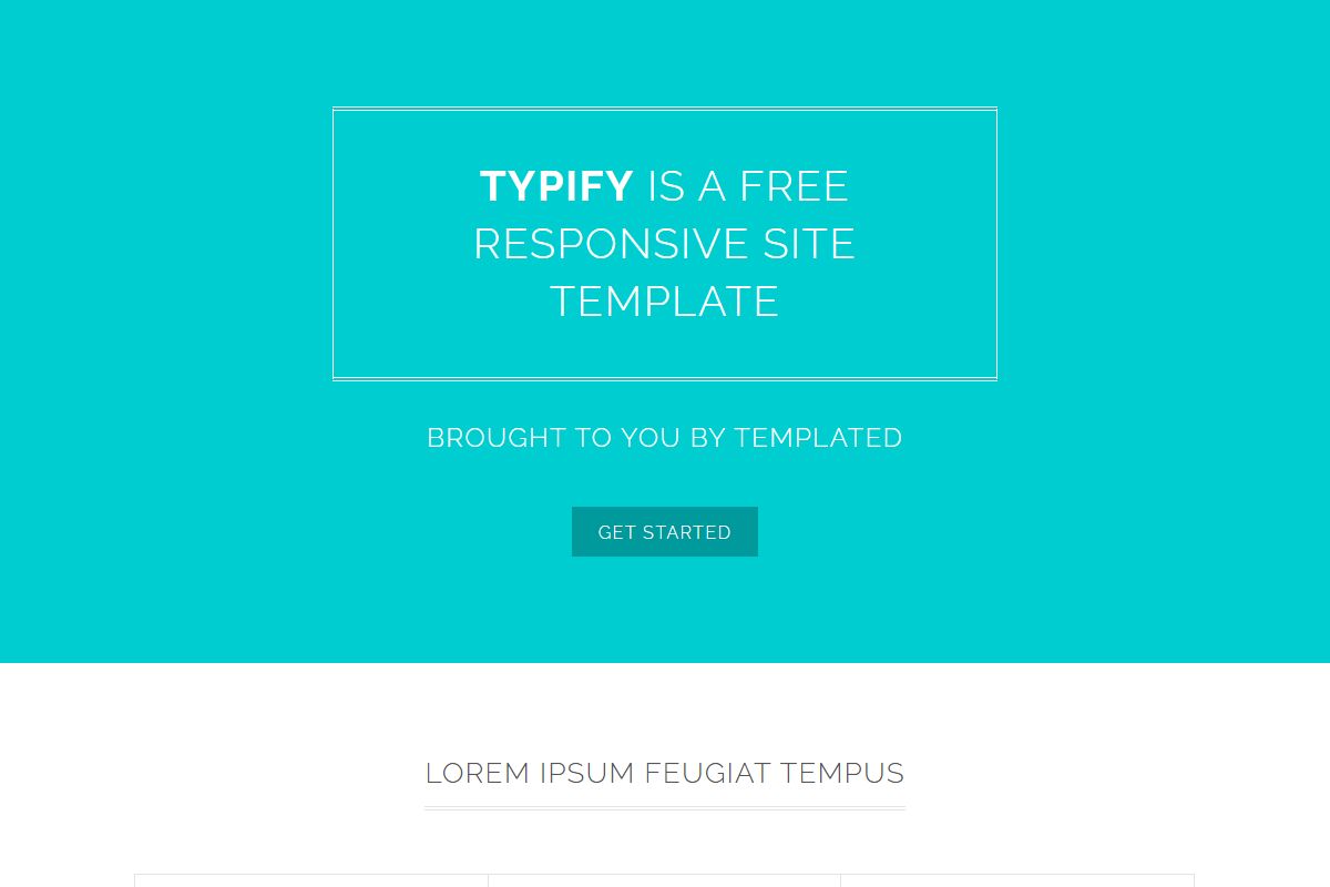 Typify By Templated