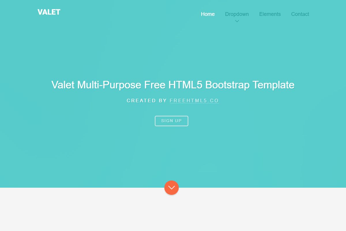 Valet Mdash Free Html5