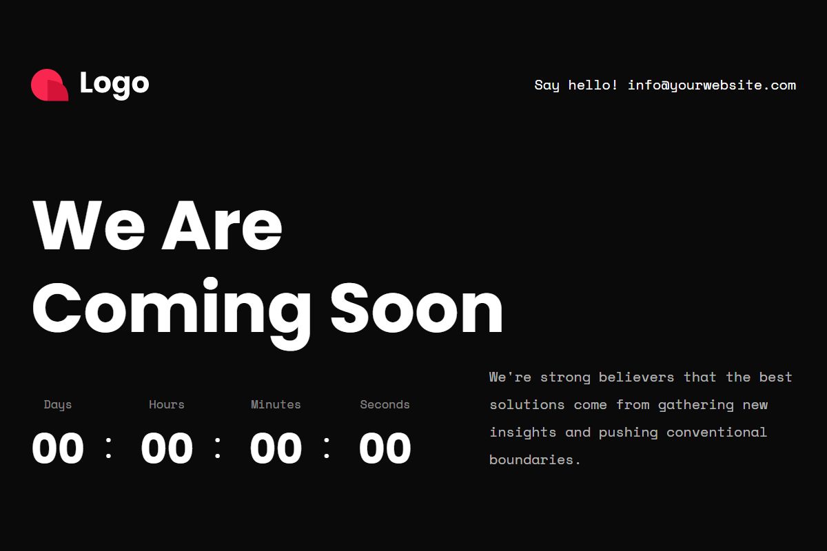 We Are Coming Soon 50