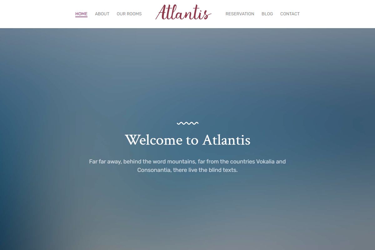 Welcome To Atlantis