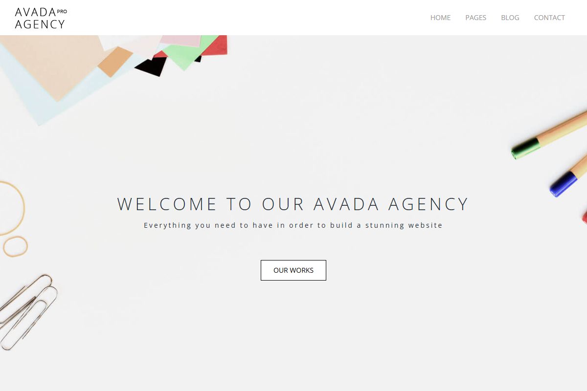 Welcome To Our Avada