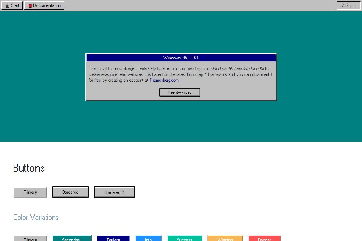 Windows 95 Ui Kit