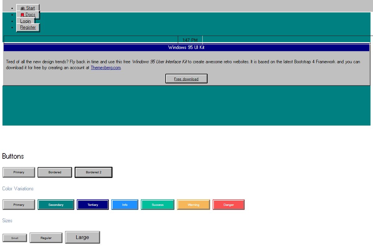 Windows 95 Ui Kit 31