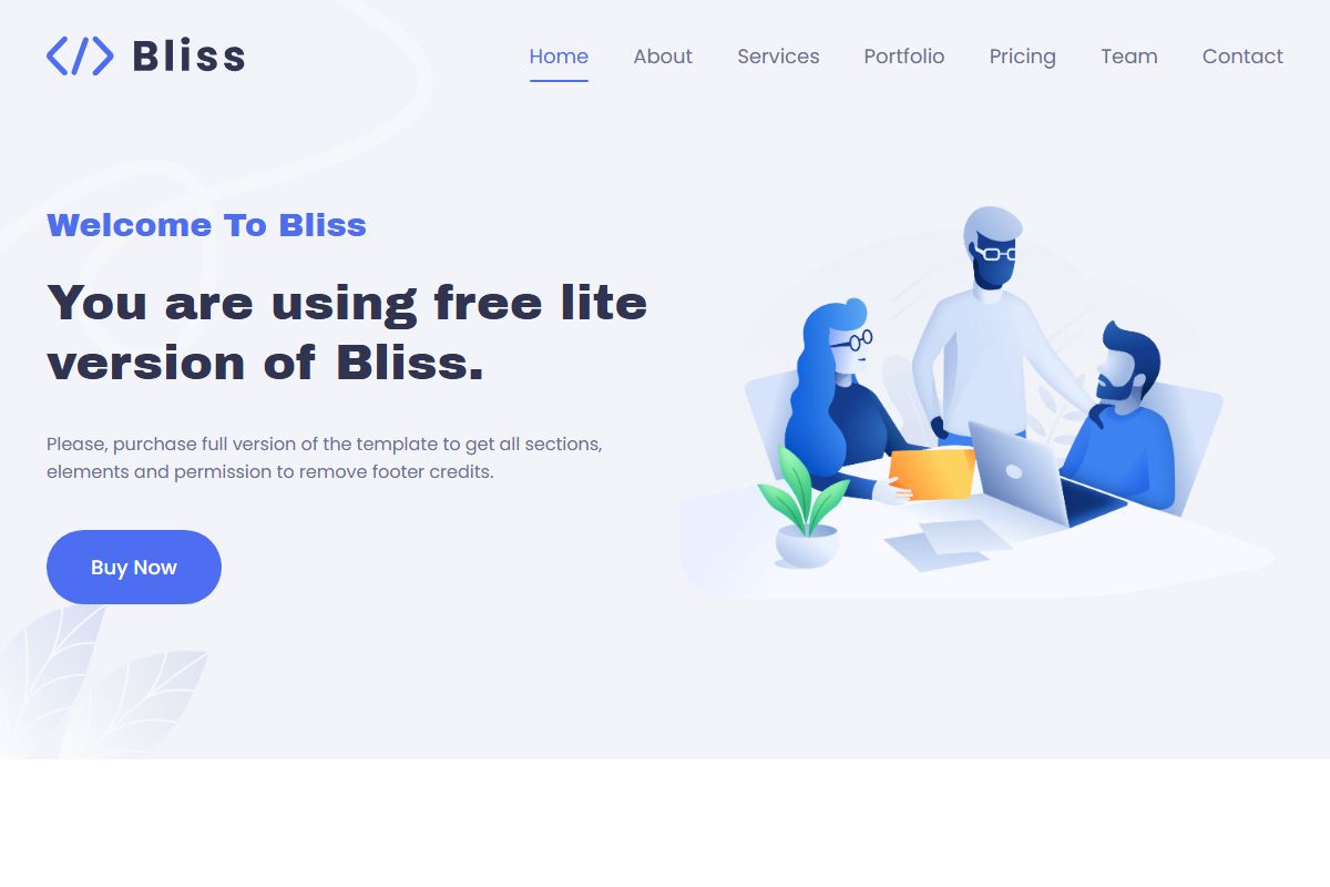 You Are Using Free Lite Version Of Bliss
