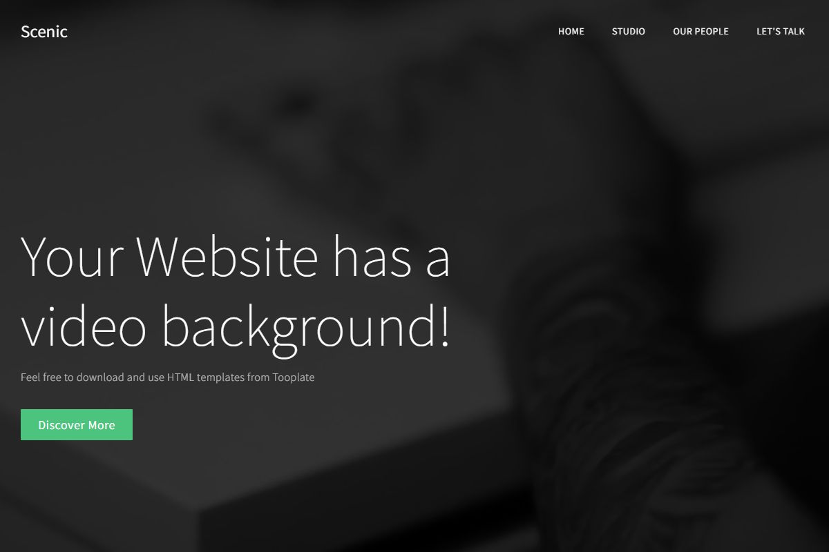 Your Website Has A Video Background