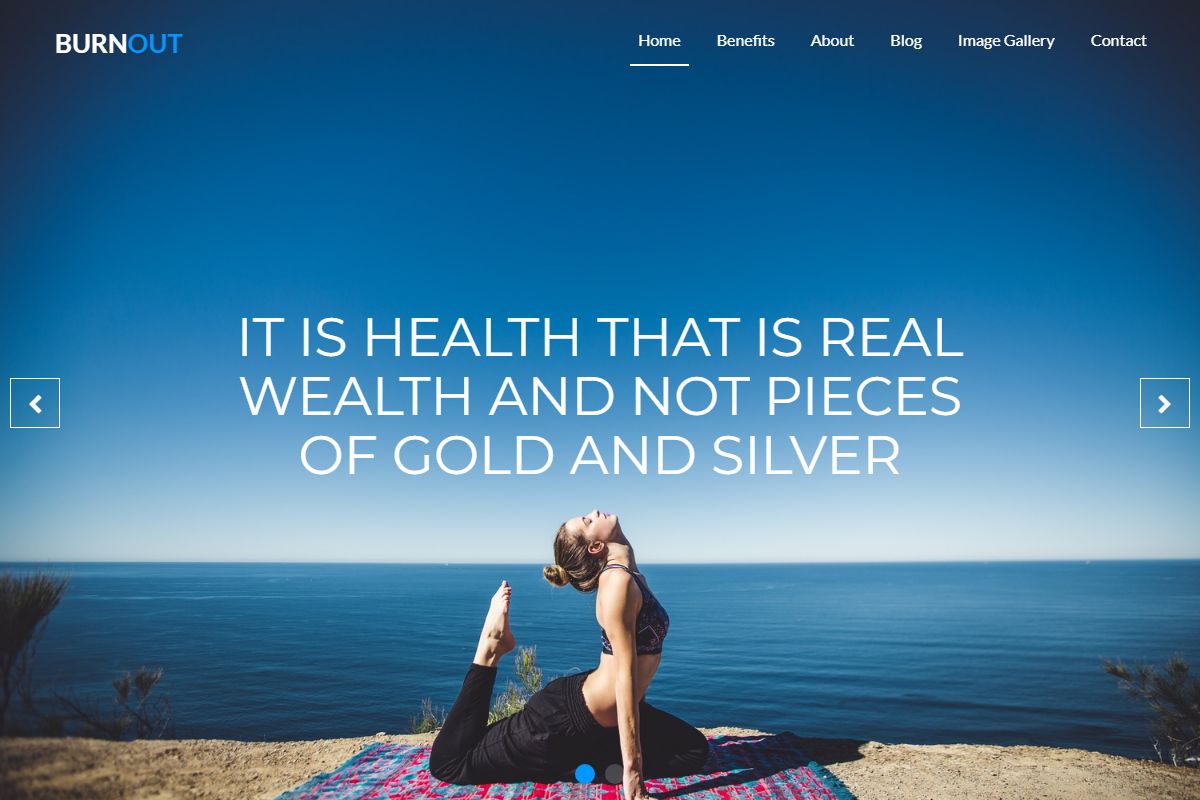 Fitness Free Bootstrap 4