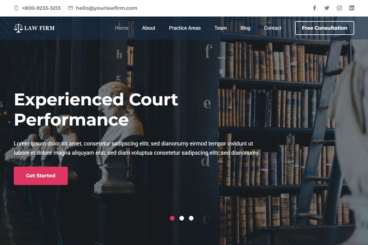 Law Firm Lawyer And