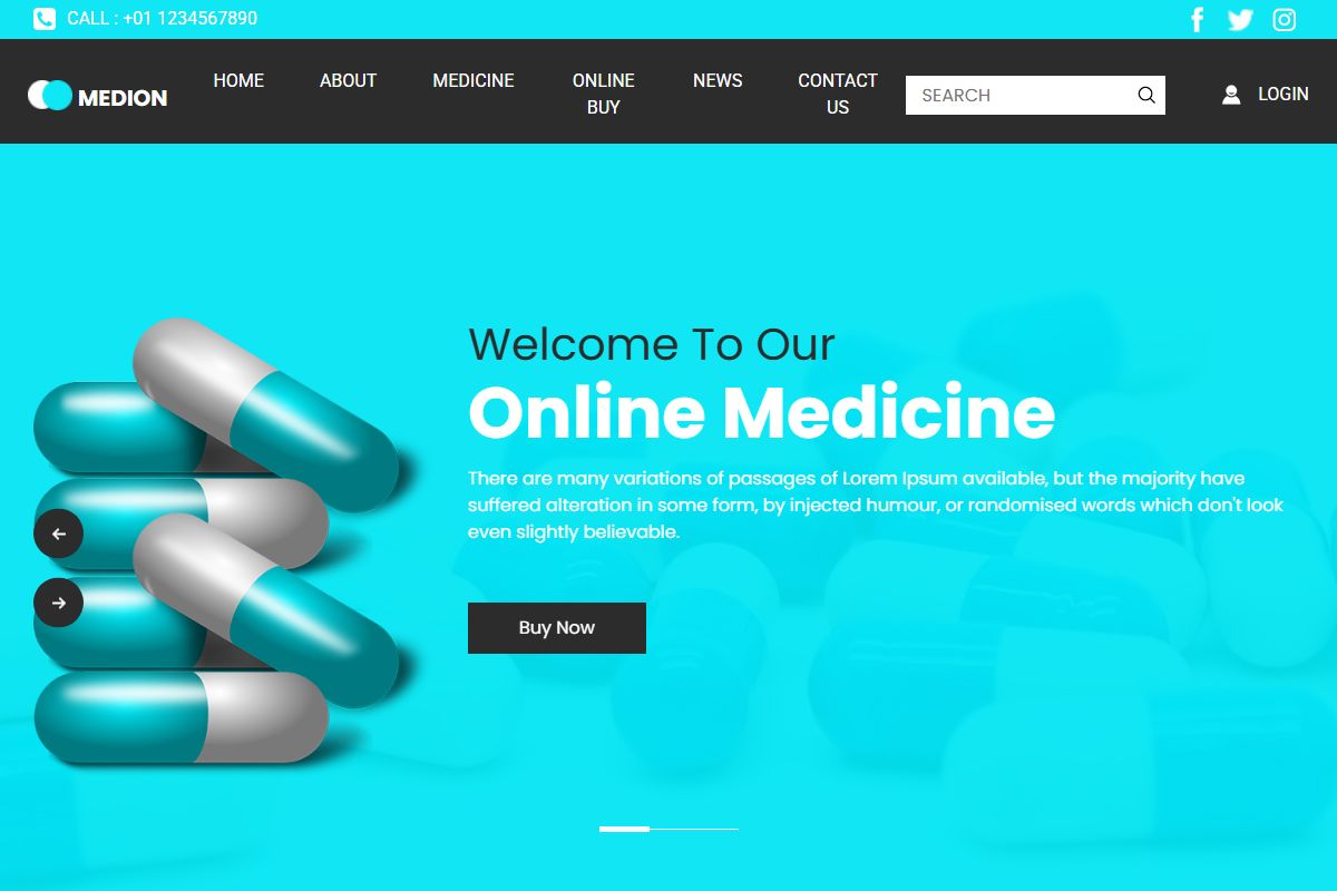Welcome To Our Online Medicine