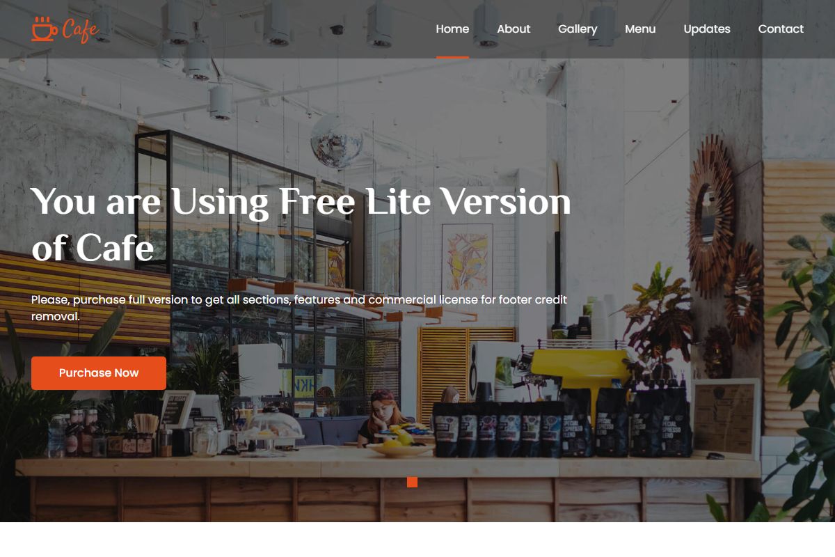 Cafe Coffee Shop And
