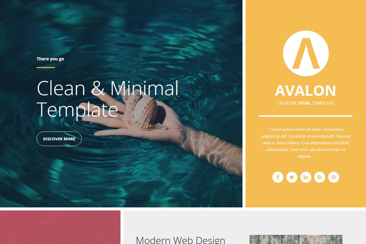 Clean Amp Minimal Template
