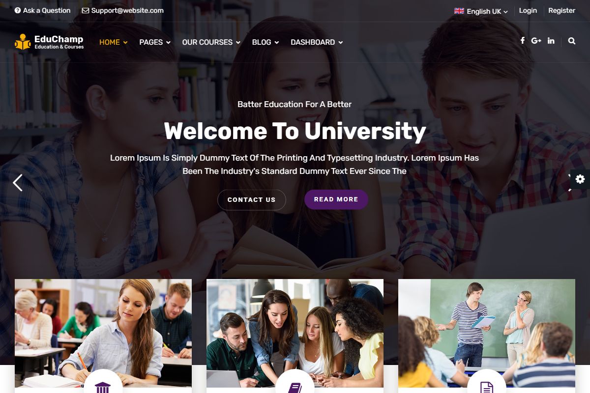 Educhamp Education Html Template