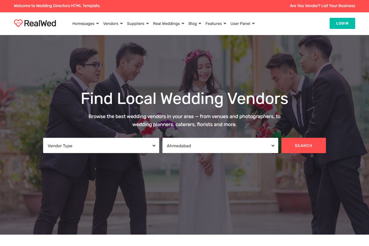 Find Local Wedding Vendors