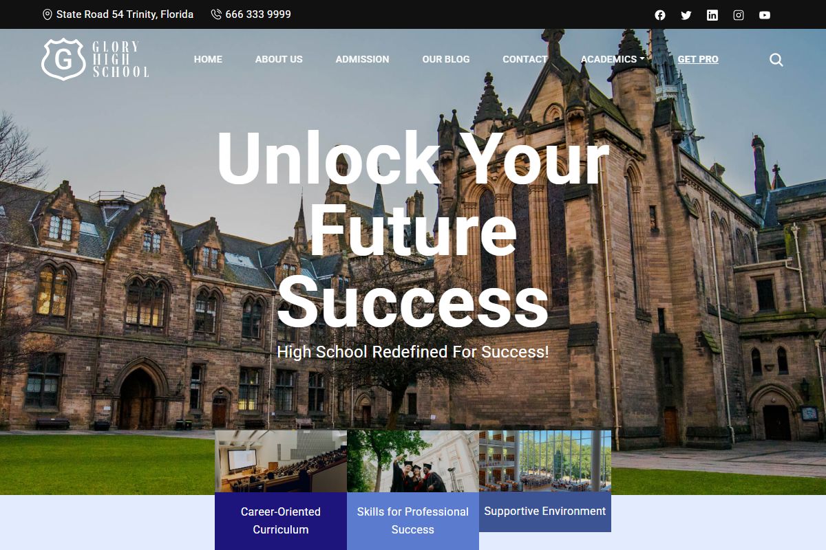 Glory School Bootstrap 5