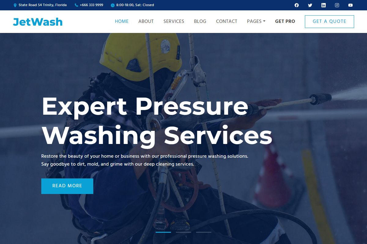 Jetwash Pressure Washing Htmlcss