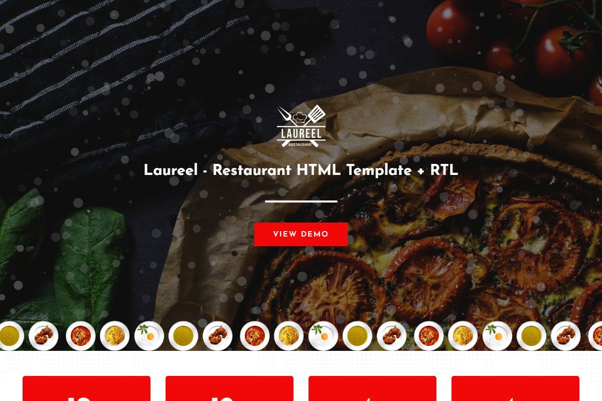Laureel Restaurant Html Template