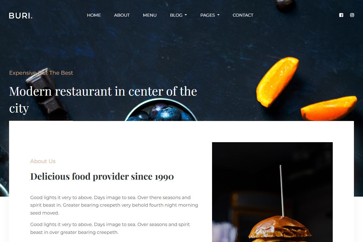 Modern Restaurant In Center