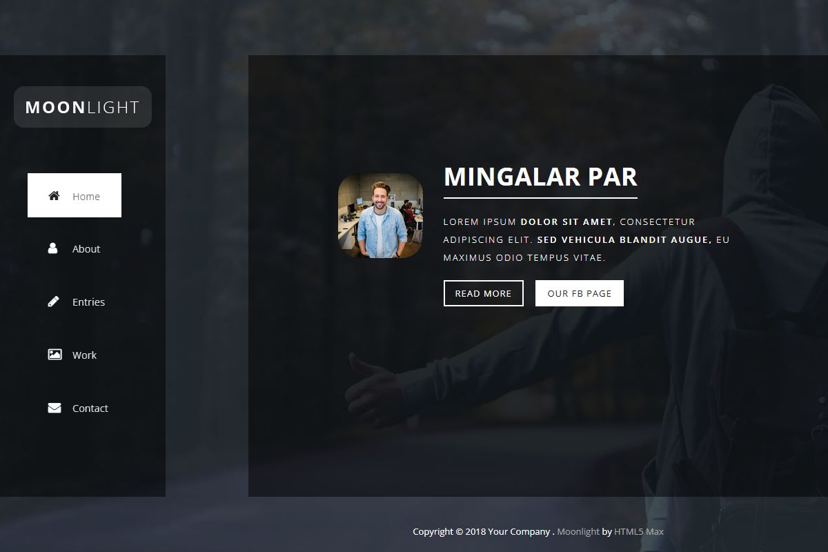 Moonlight Css Template