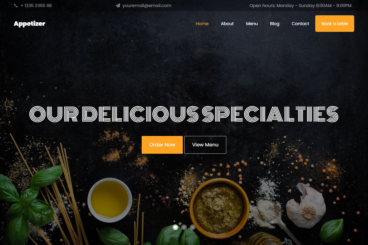 Our Delicious Specialties