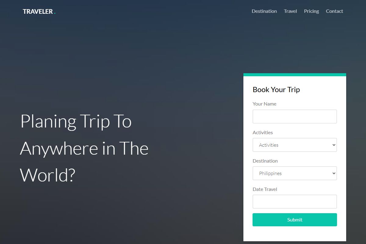 Planing Trip To Anywhere