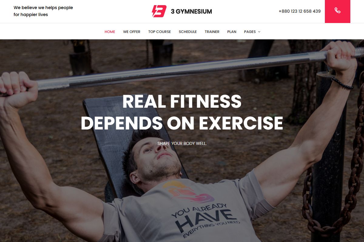 Real Fitness Depends On
