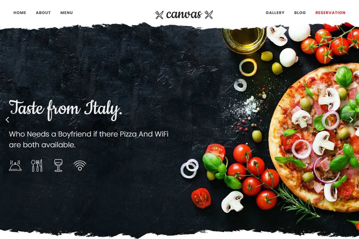 Restaurant Canvas