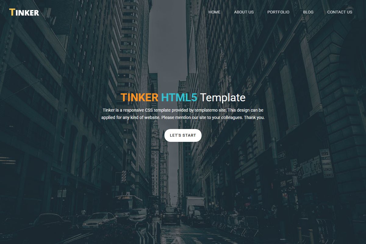 Tinker Css Template