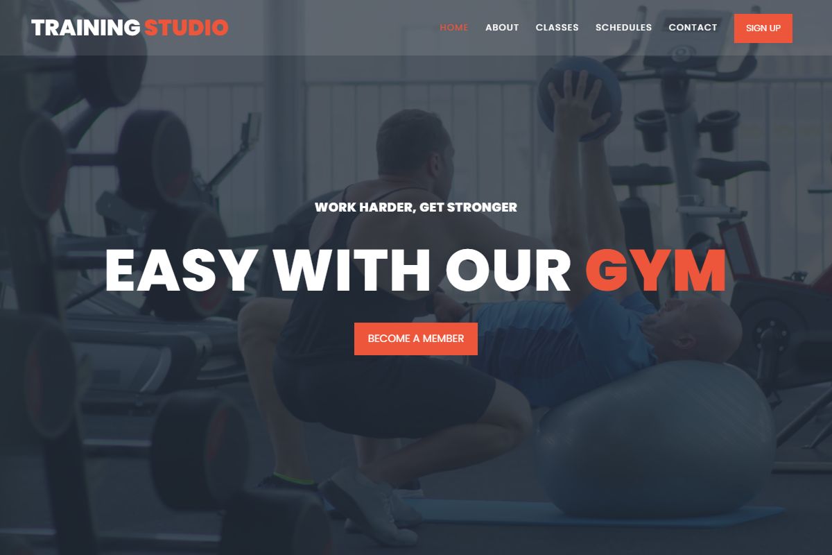 Training Studio Free Css