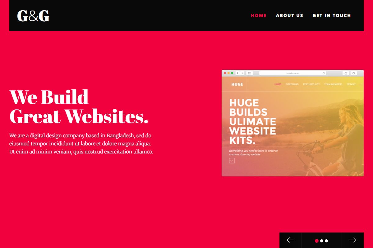 We Build Great Websites