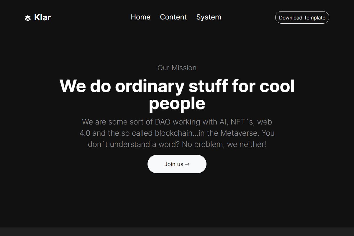 We Do Ordinary Stuff