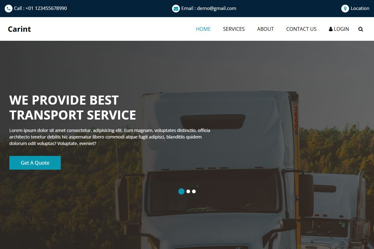 We Provide Best Transport
