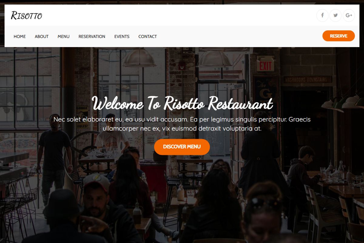 Welcome To Risotto Restaurant