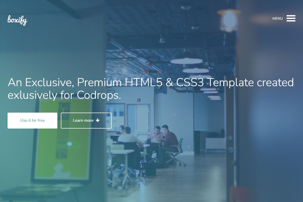 An Exclusive Premium Html5