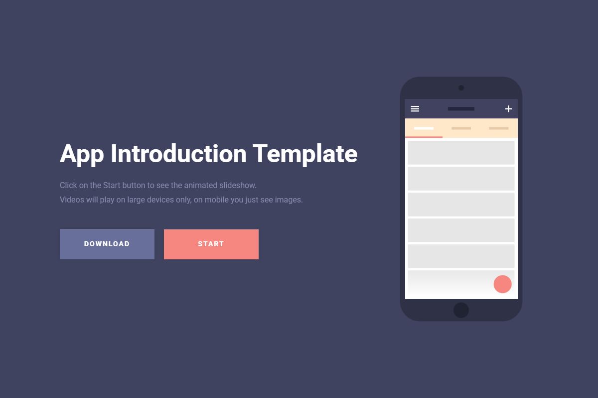 App Introduction Template