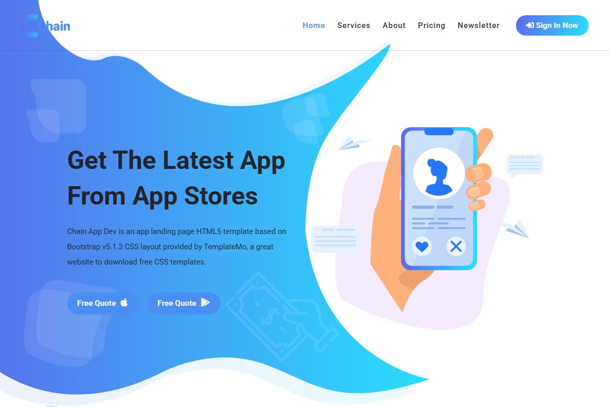 Chain App Dev App