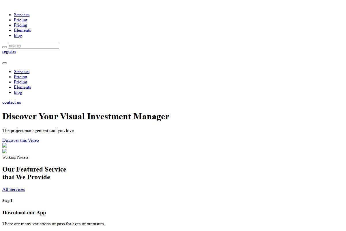 Discover Your Visual Investment