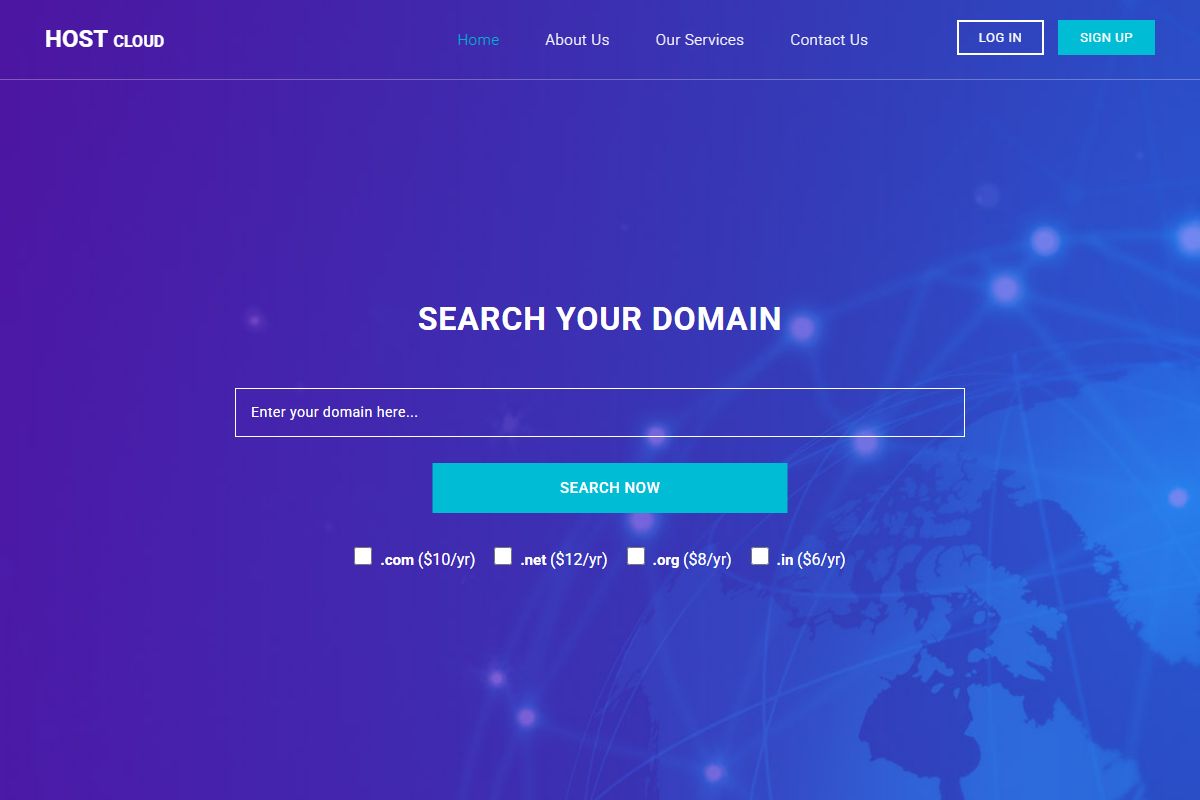 Host Cloud Free Html5 Bootstrap Template