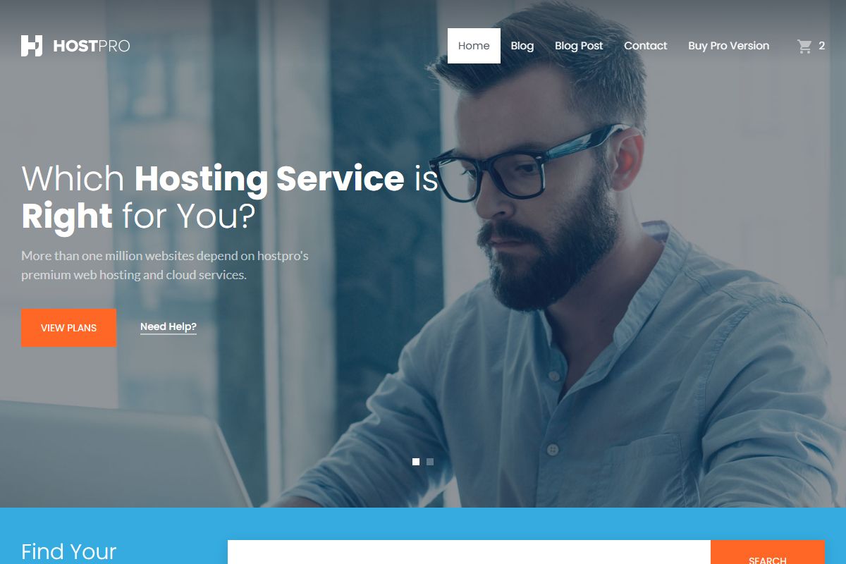 Hostpro Best Hosting Theme