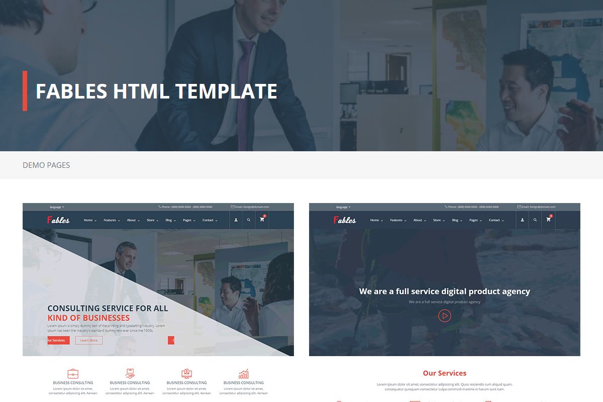Fabls Html Template