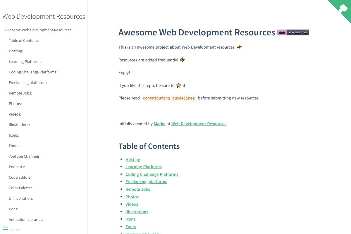 Free Web Development Resources