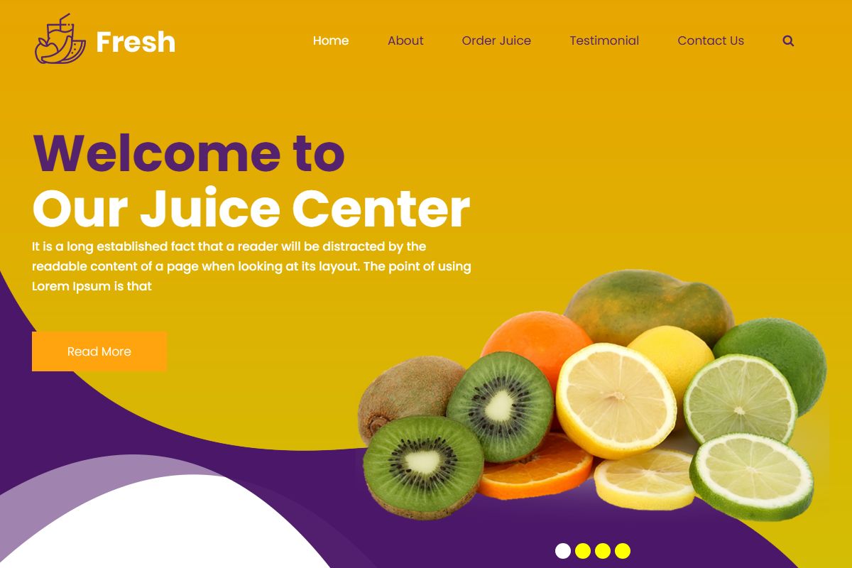 Welcome To Our Juice